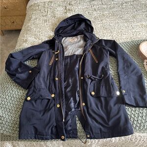 Michael Kors Navy Rain Jacket